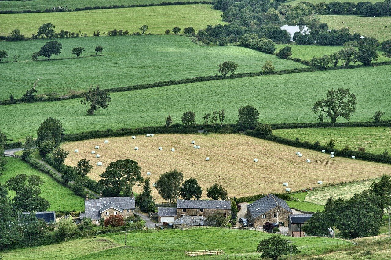 photo of English farmland