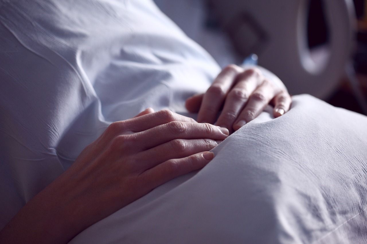 photo of a patient in bed