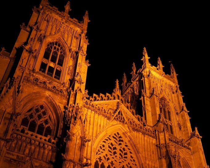 York Minster by night